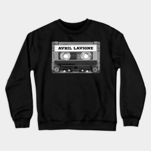 Avril Lavigne / Cassette Tape Style Crewneck Sweatshirt